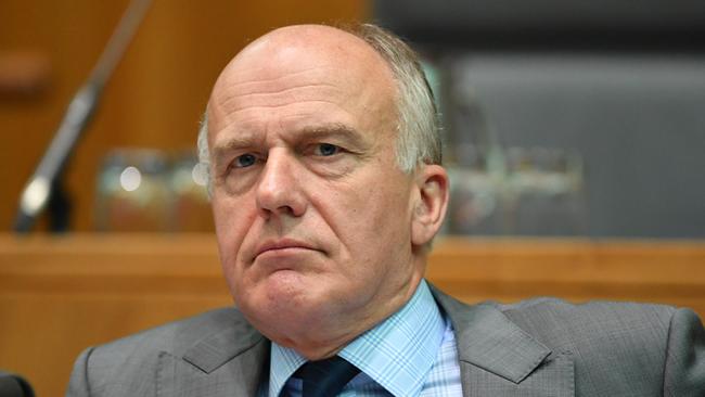 Liberal Senator Eric Abetz questioned the ABC about the rumours last month. Picture: AAP