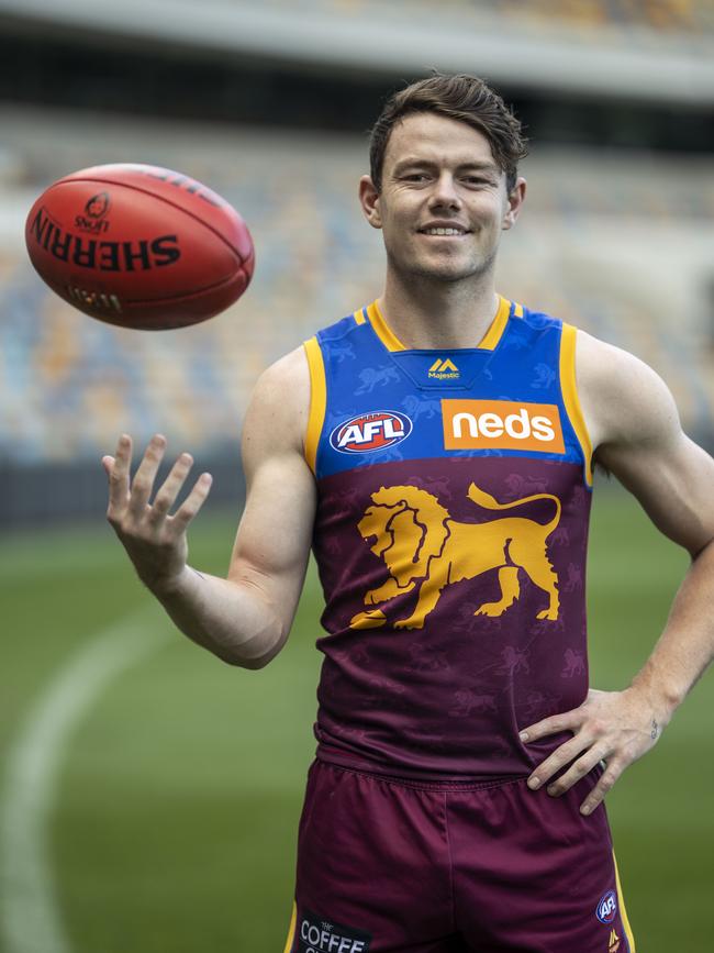 Brisbane Lions player and South Aussie All-Australian Lachie Neale. Picture: AAP Image/Glenn Hunt