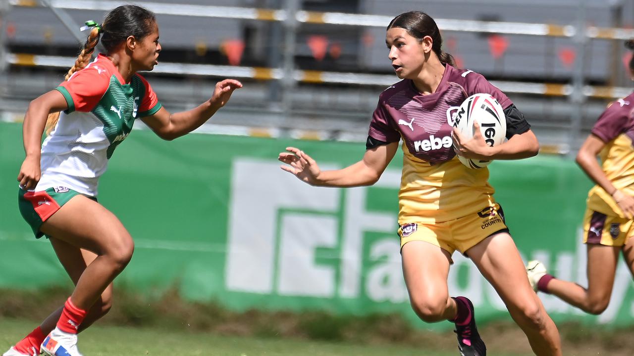 Under 17 City v Country Girls rugby league. Saturday 13, 2024. Picture, John Gass