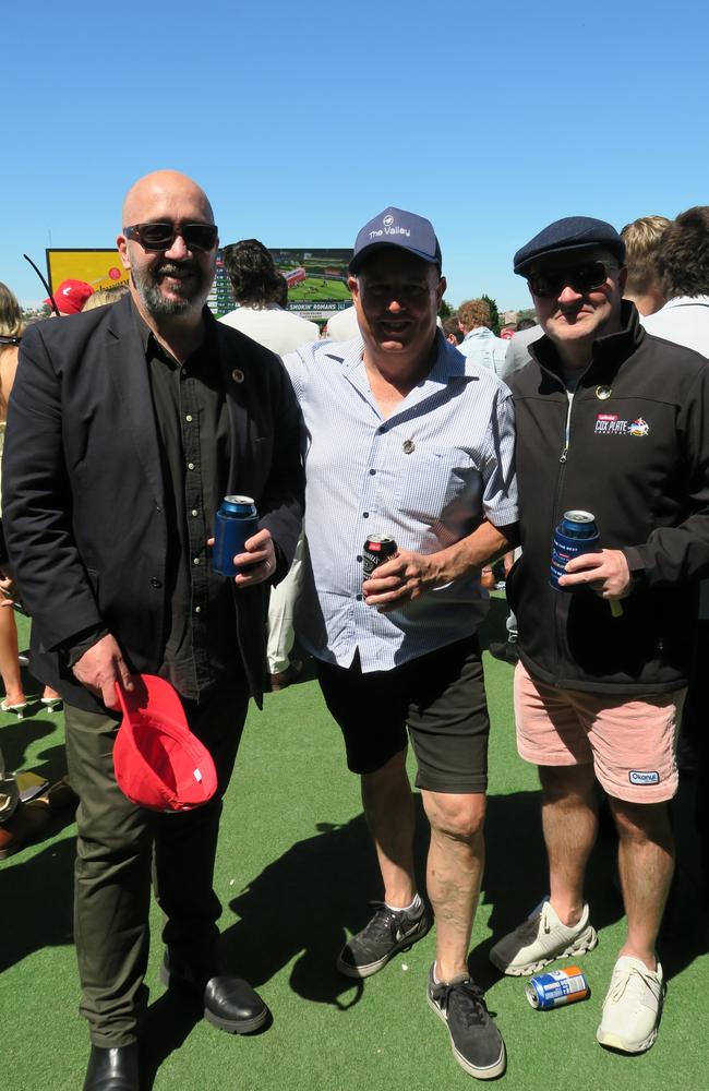 Nick, Scott and Dan together at the Cox Plate.