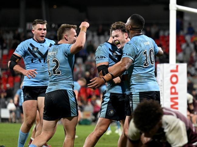 NSW Blues U19's have denied the Maroons and Origin cleansweep. Picture: NRL Imagery.