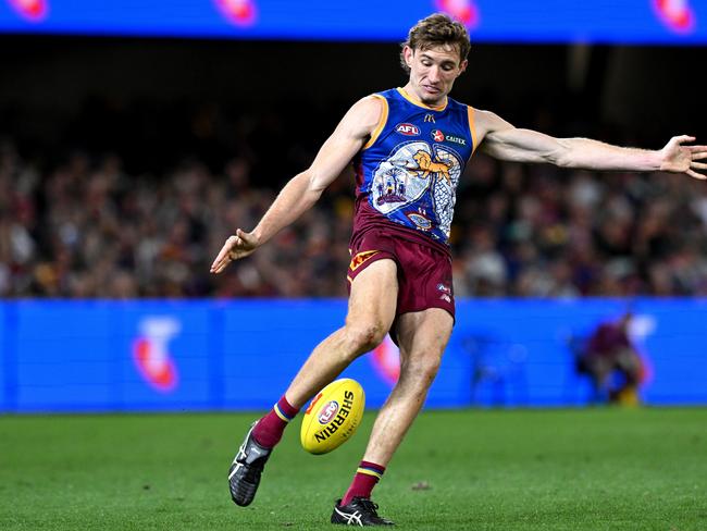 Harris Andrews is confident the Lions can bounce back from their loss to the Giants. Picture: Bradley Kanaris/Getty Images