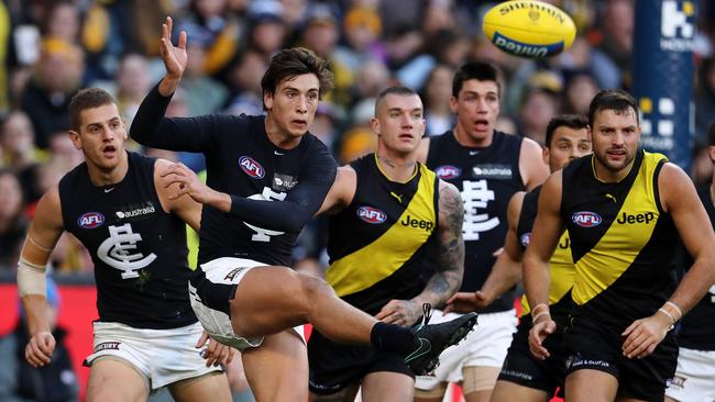 Richmond and Carlton will once again open the AFL season. Picture: Michael Klein