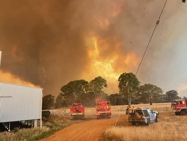 Mirranatwa Fire 18/12/24. Grampians Fire. Picture: Facebook Hamilton Fire Brigade