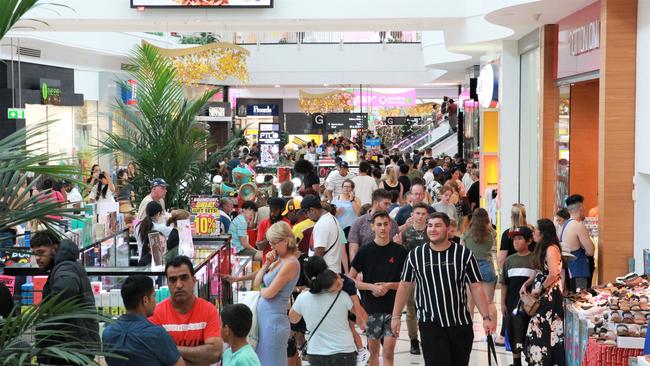 Crowds pack Cairns Central Shopping Centre in the CBD in search for a good deal during Boxing Day sales. Picture: Peter Carruthers