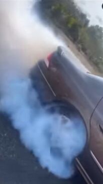 Mates  perform burnouts to farewell motorcyclist after fatal crash