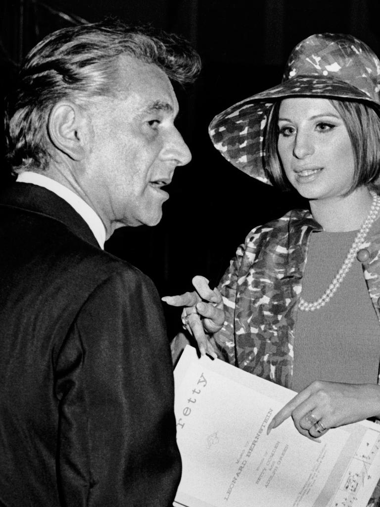 Leonard Bernstein and Barbra Streisand in 1968. Picture: Ron Galella, Ltd./Ron Galella Collection/Getty