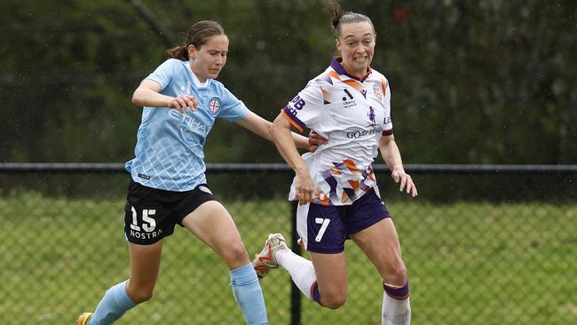 Players were at risk when City hosted the Glory. Picture: Getty Images