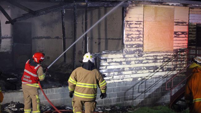 Carinya Education Park on Blair St, New Norfolk has been targeted by arsonists for the second time in a month, with a 'deliberately lit' fire on October 29, 2023 causing an estimated $500k damage. Photo: Damian Bester / New Norfolk News