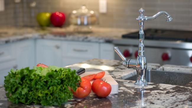 Interior of modern luxury kitchen in North American private residence.  Picture: istock