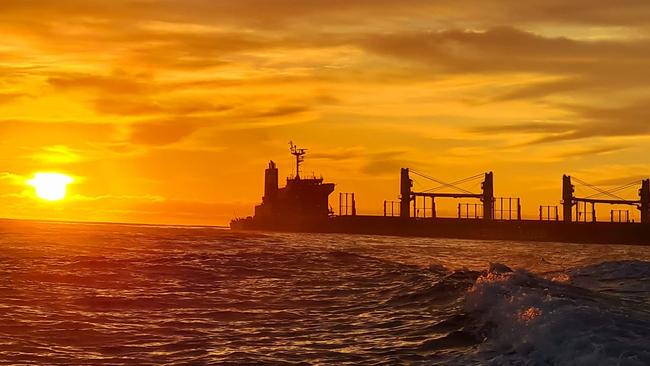 Edenâs new Marine Rescue crew had only just completed their training when in the early hours of the morning, the Far South Coast lifesavers were called out to rescue a sick crewperson, battling 3.5m swells under the rising sun. Picture: Marine Rescue NSW