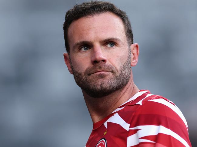 SYDNEY, AUSTRALIA - NOVEMBER 02: Juan Mata of the Wanderers warms up ahead of the round three A-League Men match between Western Sydney Wanderers and Adelaide United at CommBank Stadium, on November 02, 2024, in Sydney, Australia. (Photo by Cameron Spencer/Getty Images)