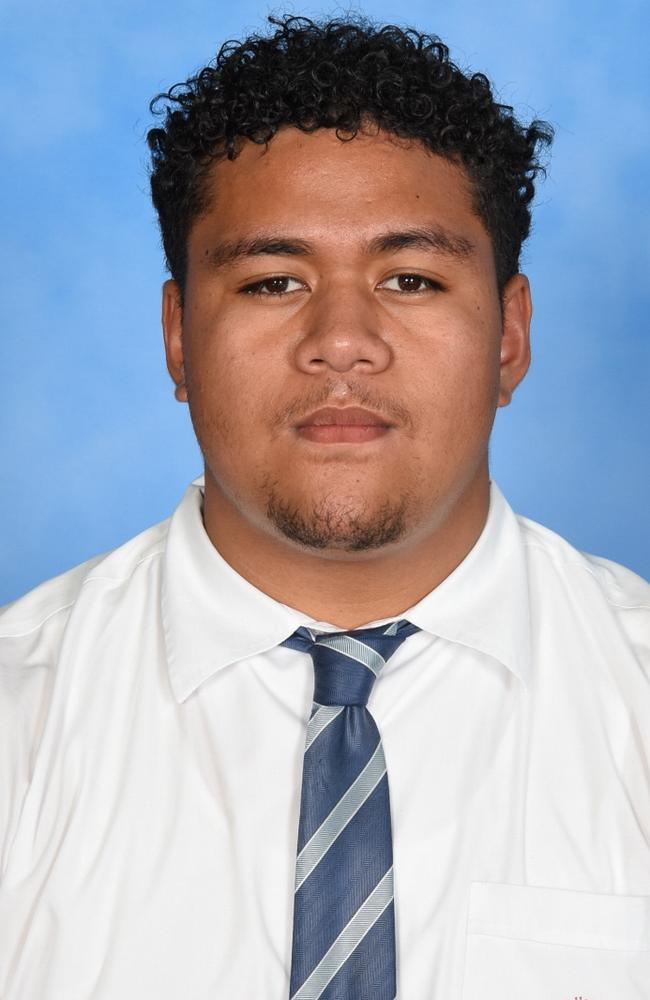 Vili Finau, top achiever at St Francis College. Picture: Contributed