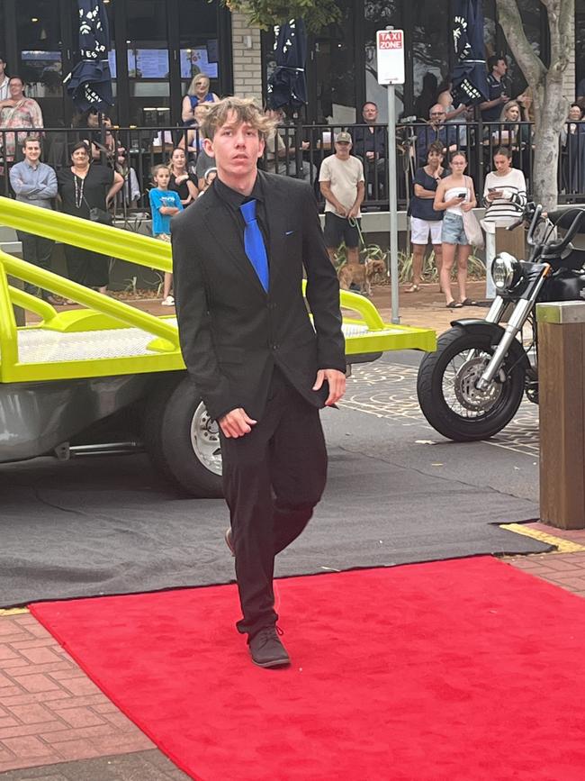 The students arrive at Urangan State High School's formal.