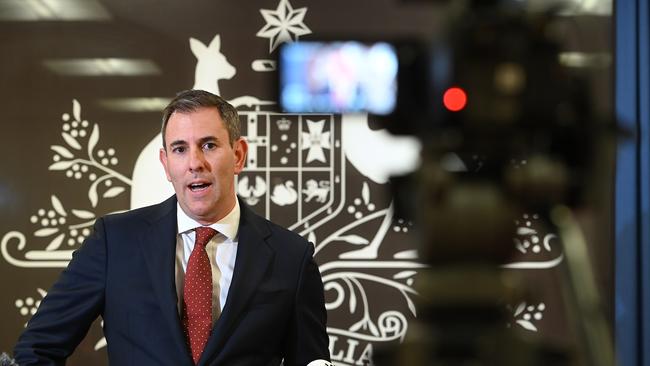 Treasurer Jim Chalmers slammed the Greens’ proposal to bolster corporate taxes. Picture: NewsWire / John Gass