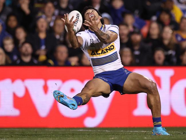 Waqa Blake of the Eels was exposed by the Panthers in the finals. Picture: Mark Kolbe/Getty Images