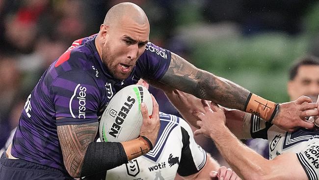 Nelson Asofa-Solomona will play game 200 for the Storm this weekend . (Photo by Daniel Pockett/Getty Images)