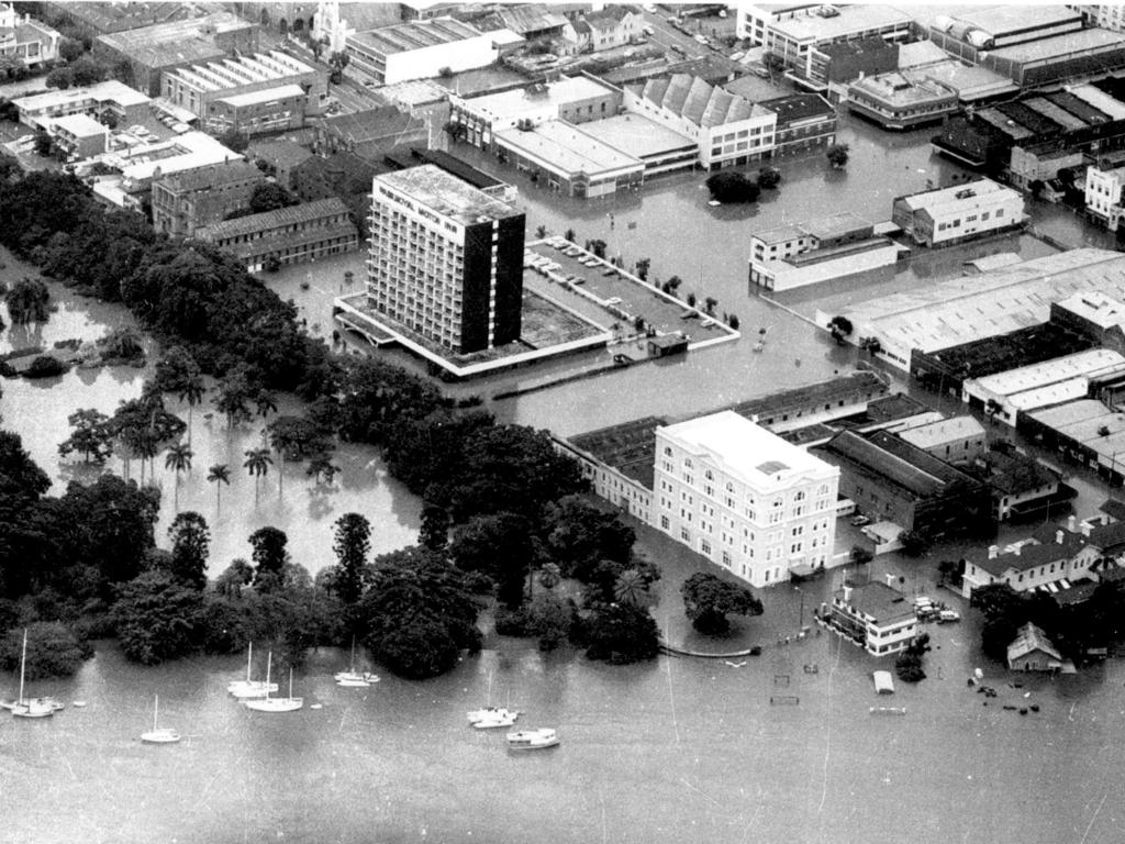 Aerial view of Brisbane