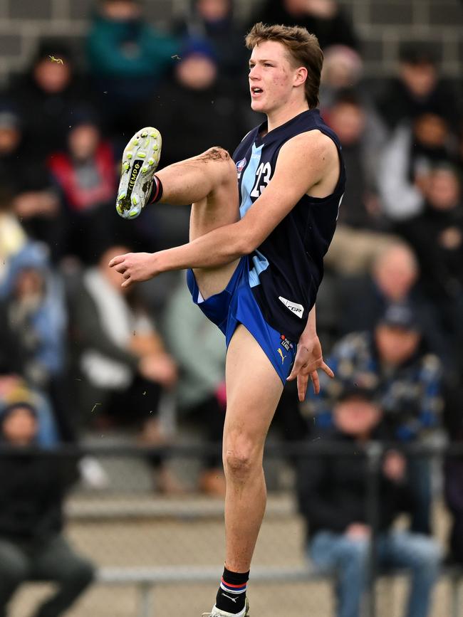 Morris kicked five goals for Vic Metro. Picture: Morgan Hancock/AFL Photos/via Getty Images