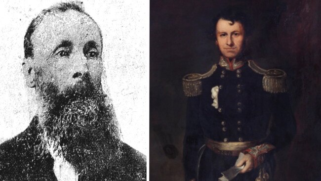 James Esmond (left) discovered gold near Clunes. Charles La Trobe (right) become our first governor.