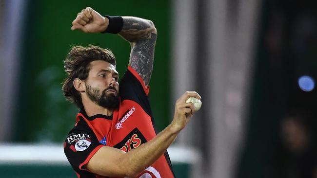 Kane Richardson enjoyed plenty of success under the roof at Marvel Stadium in BBL08.