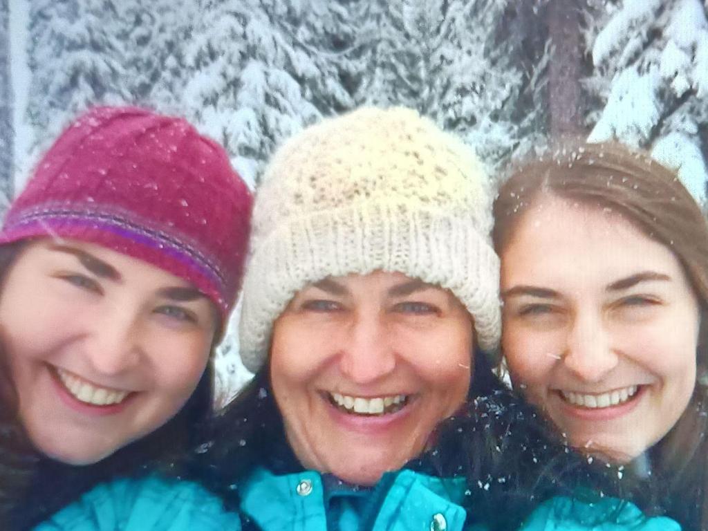 Yvonne Beres and her daughters Emma and Christina. Picture: Supplied