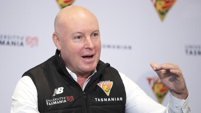 Cricket Tasmania CEO Dominic Baker at Blundstone Arena. Picture: Chris Kidd