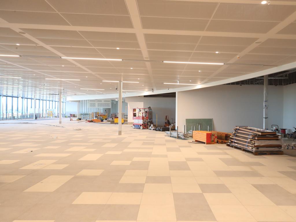 Inside Gold Coast Airport's new $500m terminal expansion. Picture Glenn Hampson.