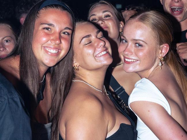 People clubbing at Woody's Surf Shack, Byron Bay. Picture: Tom Moy