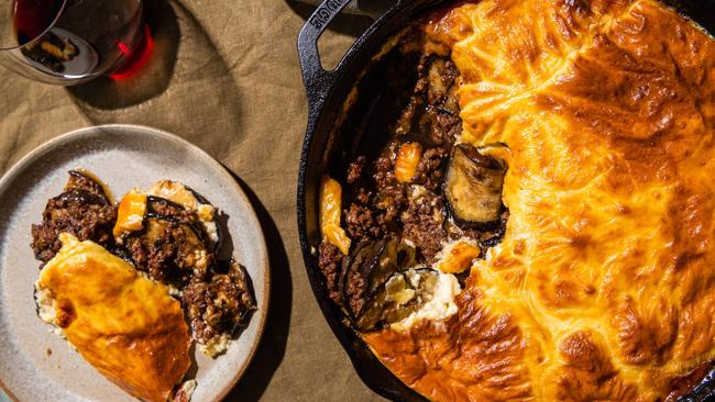 Lennox Hastie's ultimate moussaka recipe. Picture: Nikki To