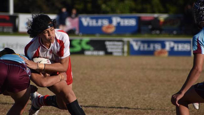 Renouf Shield action: Keebra Park v Palm Beach Currumbin.