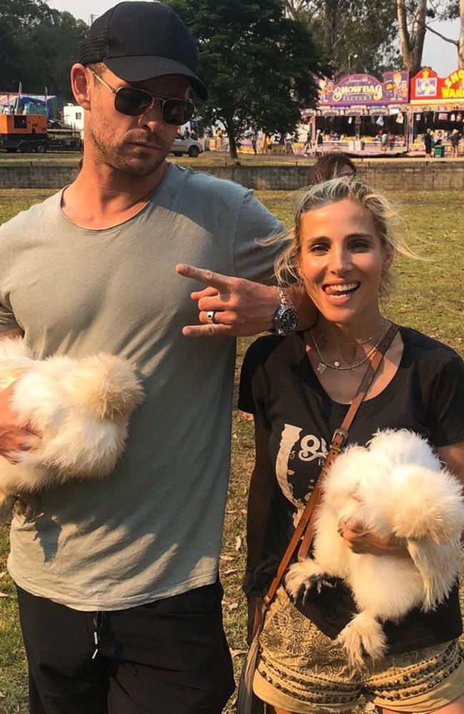 Chris Hemsworth and his wife, Elsa Pataky.