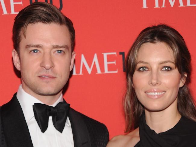 NEW YORK, NY - APRIL 23: Justin Timberlake and Jessica Biel attend the 2013 Time 100 Gala at Frederick P. Rose Hall, Jazz at Lincoln Center on April 23, 2013 in New York City. (Photo by Jamie McCarthy/Getty Images)