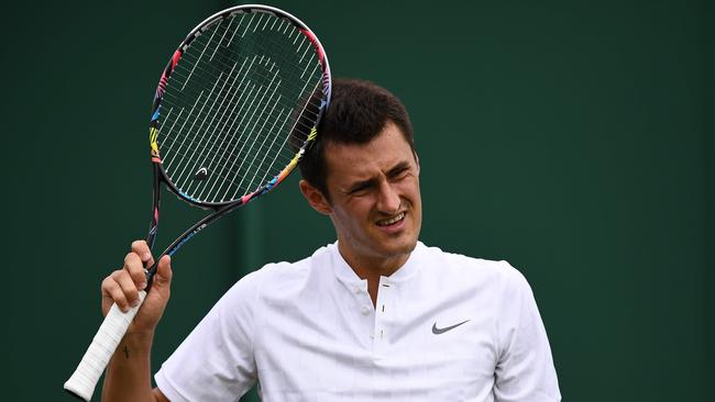 Bernard Tomic: “My main focus is to play as much as I can until (I’m) 32, 33 and after that, you know, enjoy life.” Picture: AFP