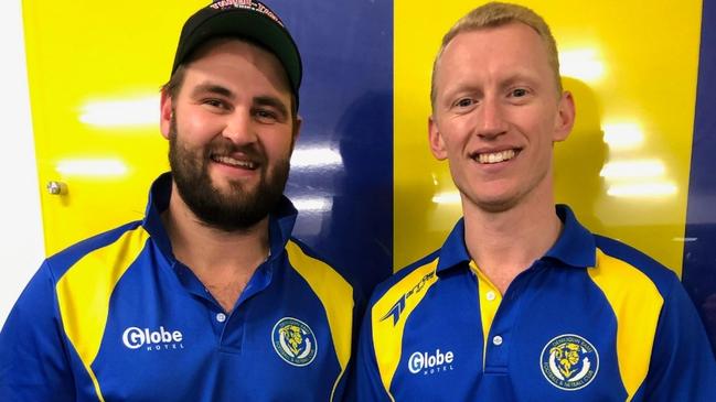 Ash Morris and Jack Tyndall will lead the Deniliquin Rams next year. Photo: Deniliquin FNC.