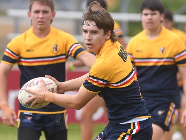 Aaron Payne Cup at Jack Manski Oval. Holy Spirit against St Augustine College. Holy Spirit's Nickolus Djukic. Picture: Evan Morgan