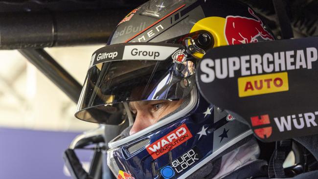 Supercars champion-elect Shane van Gisbergen finished fourth on Thursday.