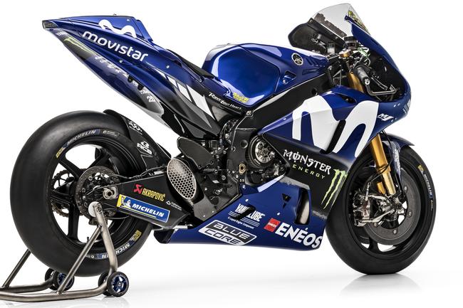 Images of the new Movistar Yamaha MotoGP livery for 2018. Pic: Yamaha