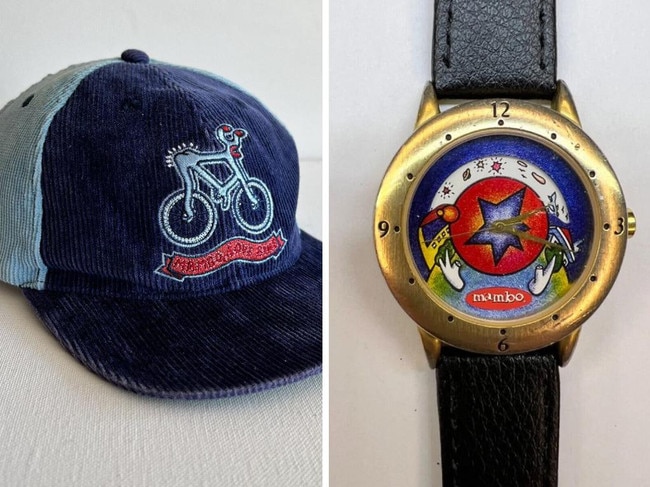 It's not just Mambo shirts worth the big bucks. This 90s Mambo corduroy snapback and 1993 Time Lords watch both sold for $200 and $400 respectively. Picture: eBay / @imcagold2014