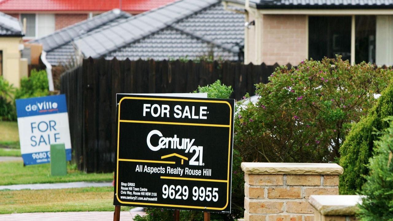 A potential fall in house prices was forecast as the pandemic hit. Picture: Ian Waldie/Bloomberg News.