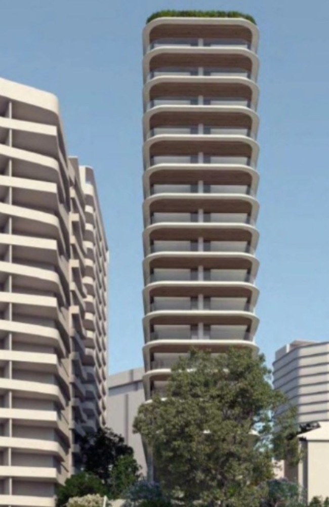 How the O'Connell Tce tower could look.