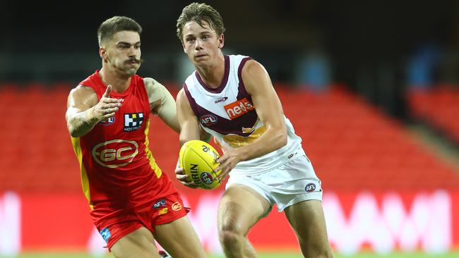 Lions draftee Harry Sharp will make a surprise Round 1 debut on Saturday. Picture: Chris Hyde/Getty Images)