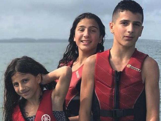 Siblings Sienna, Angelina and Antony Abdallah were killed in a crash at Oatlands earlier this year.