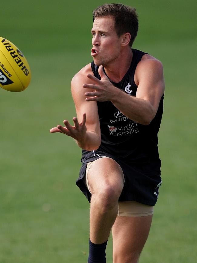 Carlton’s mature-age recruit Matt Owies has made an early impact.