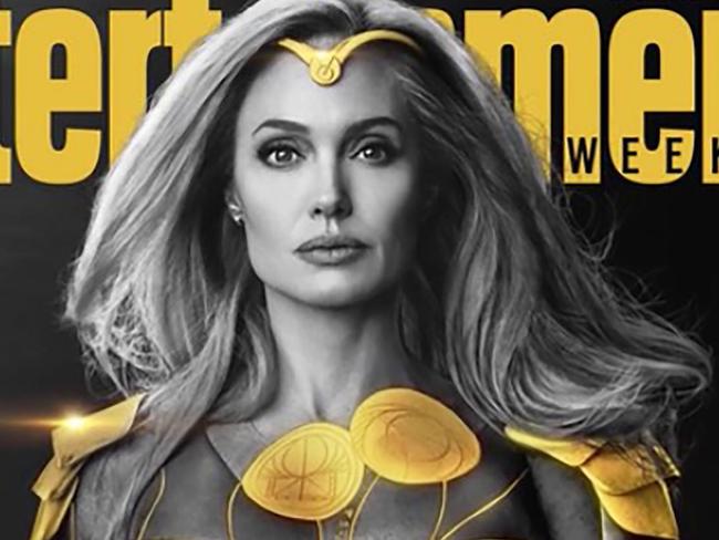 Angelina Jolie Eternals cover for Entertainment Weekly. Picture: EW