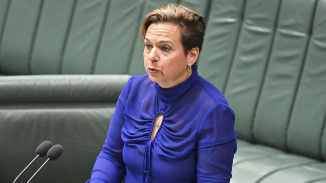 Minister for Communications Michelle Rowland said the bill had been abandoned. Picture: NewsWire / Martin Ollman