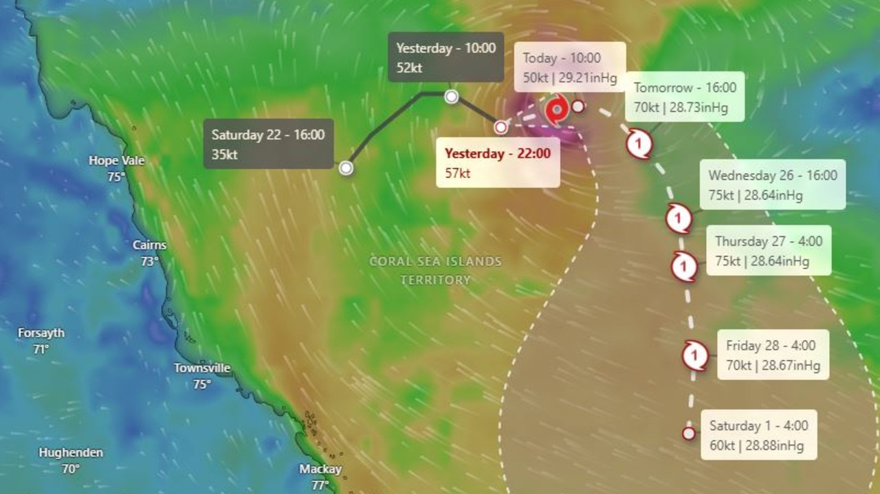 Tropical cyclone Alfred reaches Category 1