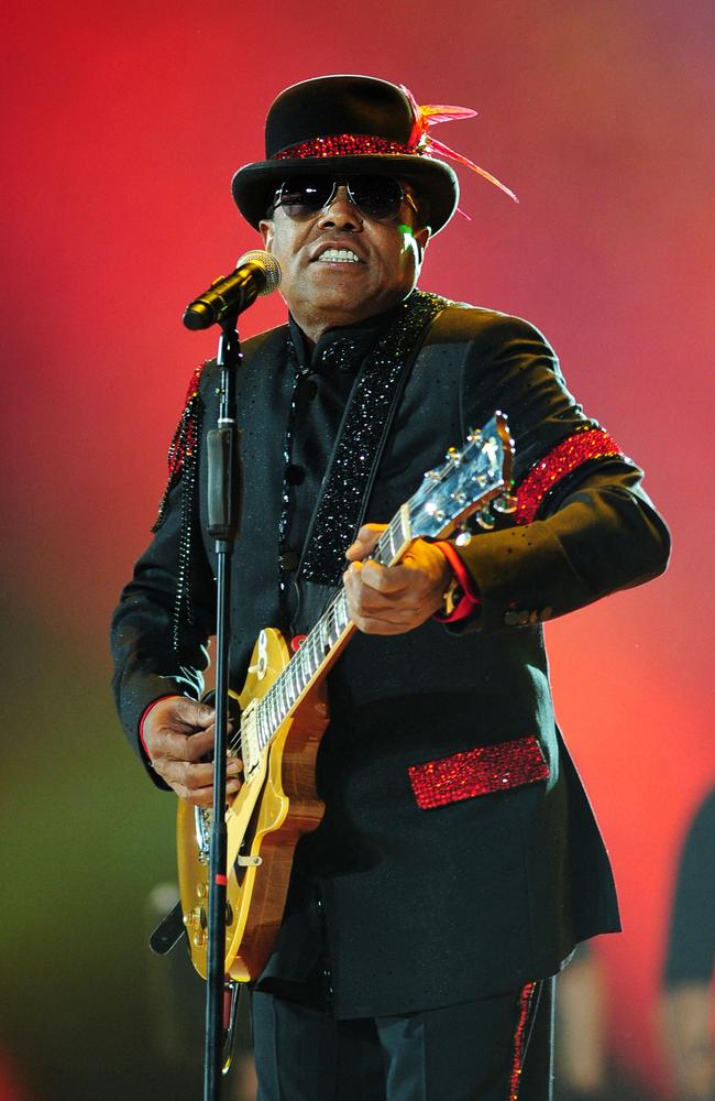 Tito Jackson performs during the 'Michael Forever' concert in memory of the late Michael Jackson at The Millenium Stadium in Cardiff, Wales on October 8, 2011. Picture: AFP