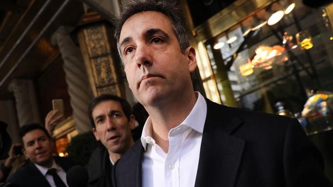 Donald Trump’s former personal lawyer, Michael Cohen. Picture: Spencer Platt/Getty Images/AFP