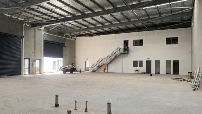 One of the new industrial sites at Cairns St, Loganholme.